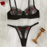 beautiful bra panty lingerie set 2