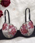 White Red Black Bra 1
