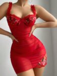 Red Transfer Dress 1