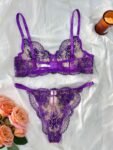 Purple Bra Set
