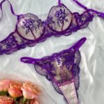 Purple Bra Set