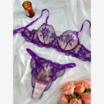 Purple Bra Set