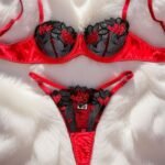 red Black Bra 2
