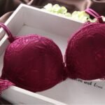 Maroon Bra Set