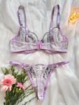 Purple Bra Set 0