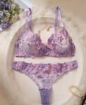 Purple Bra Set