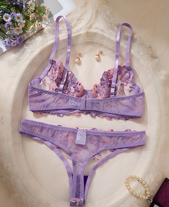Purple Bra Set 2