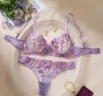 Purple Bra Set