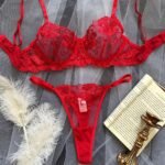 Red Rose Bra Set 3