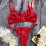 Red Rose Bra Set 3