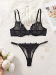 black bra set 5