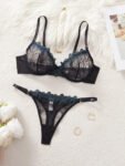 black bra set 5