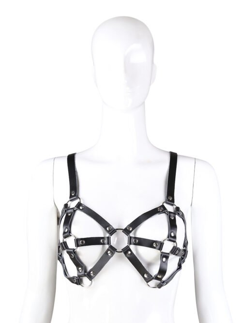 hr 104 pu leather bra