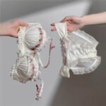 white rose bra set 4