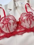 red bra set