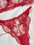 red bra set