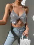 SILVER CROP TOP 4
