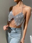 SILVER CROP TOP 4