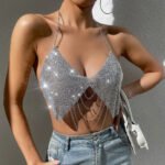 SILVER CROP TOP 4