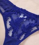 blue bra set