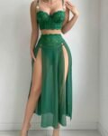 green sexy dress 2