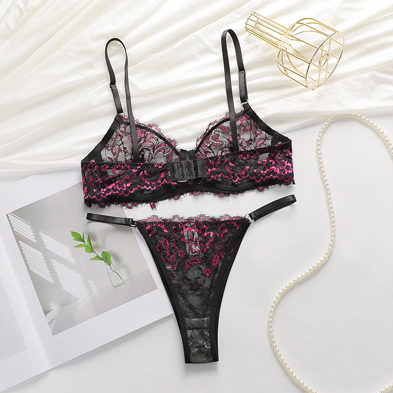 BLACK PINK BRA SET 7