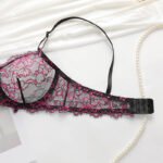 BLACK PINK BRA SET