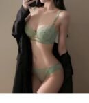 GREEN BRA SET 6
