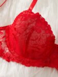 RED BRA SET