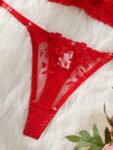 RED BRA SET