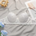WHITE BRA SET