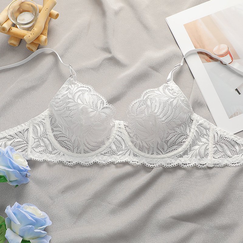 WHITE BRA SET 4