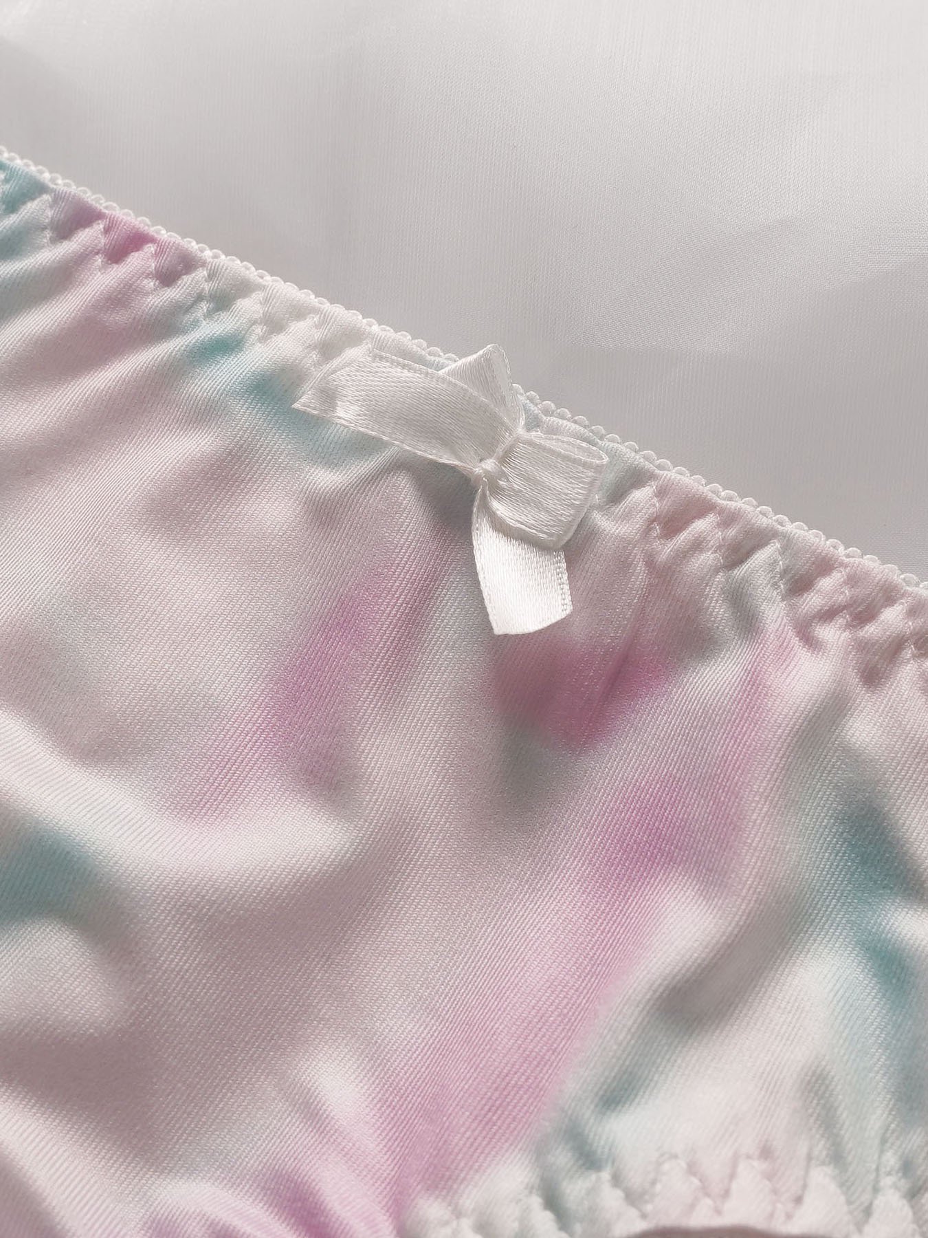 WHITE PINK BRA SET 06