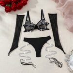 blk steel bra set