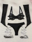blk steel bra set
