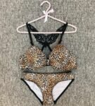 leopard bra set