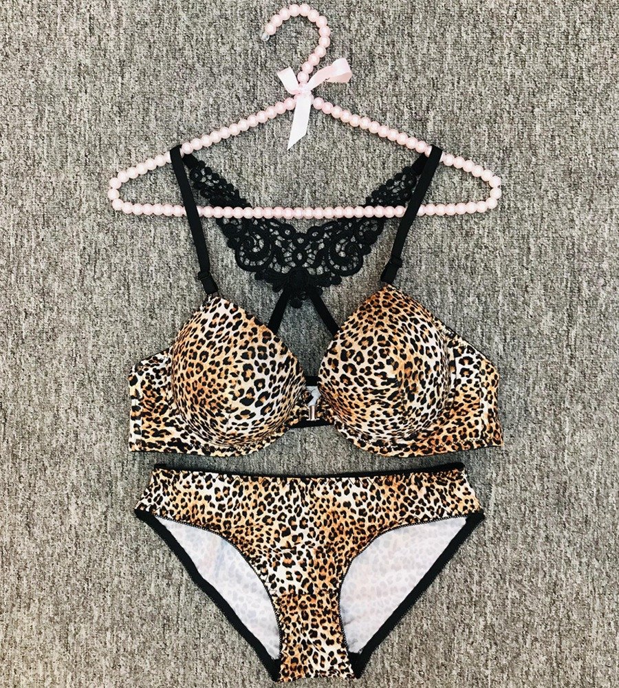 leopard bra set 6