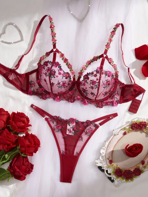Scarlet Muse Embroidered Lingerie