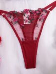 red bra set 4